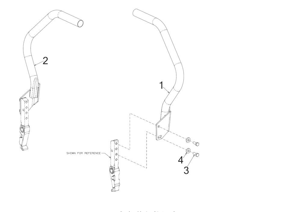 Lapbar Adjustment Diagram and Parts List for RZT-L42KH (17CRCACS009)(2017) Cub Cadet Lawn Tractor